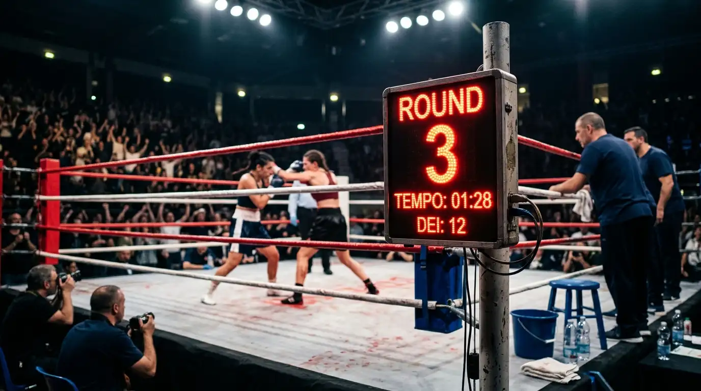 Tabellone dei round a bordo ring per i mercati speciali sul round esatto