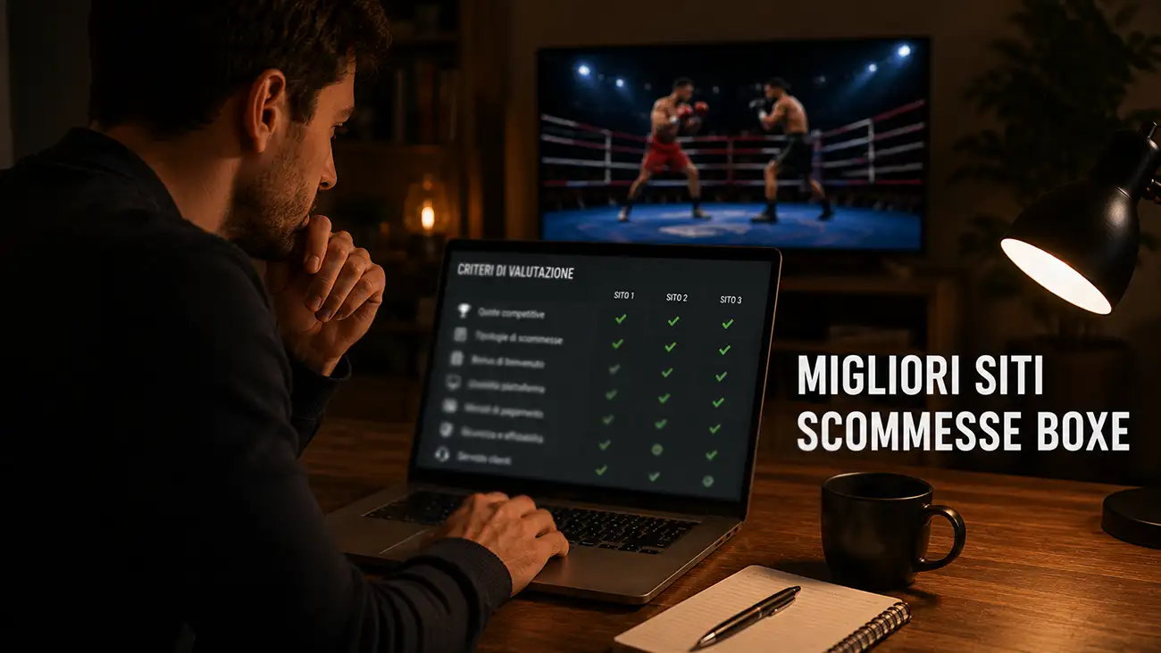 Criteri oggettivi per scegliere i migliori siti di scommesse sulla boxe con licenza ADM